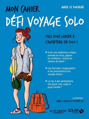 cover image of Mon cahier Défi voyage solo